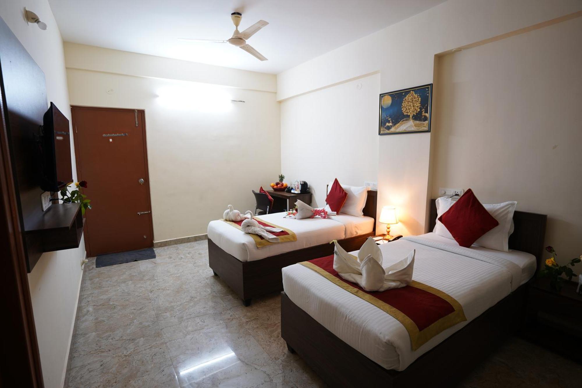 Sai Manyata Business Residency, Manyata Tech Park Vandrarhem Bangalore Exteriör bild